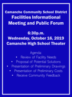 Facilities Informational Meeting - October 16th